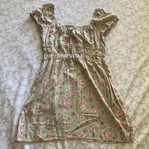Lingston Grey floral mini dress size XL
